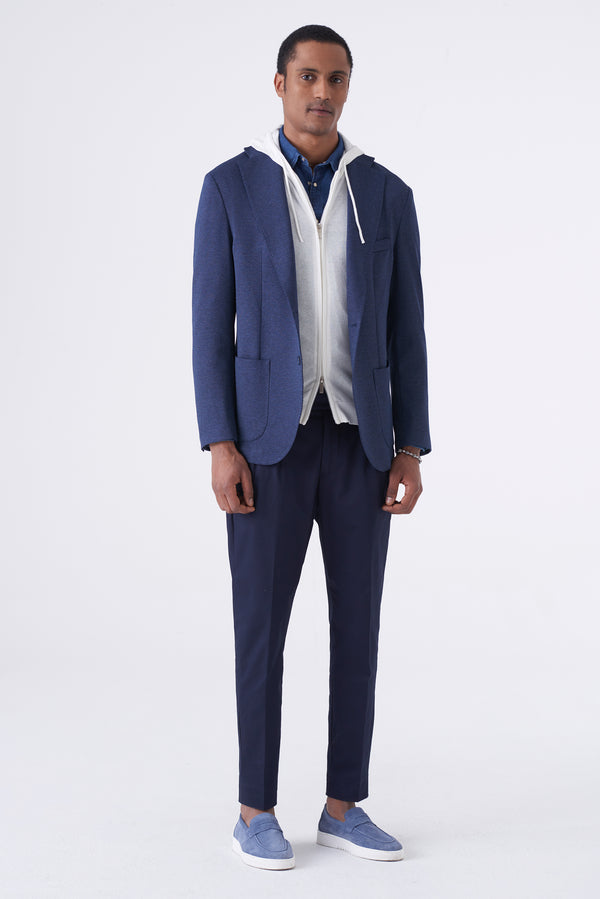 Single Breasted Knit Jacket