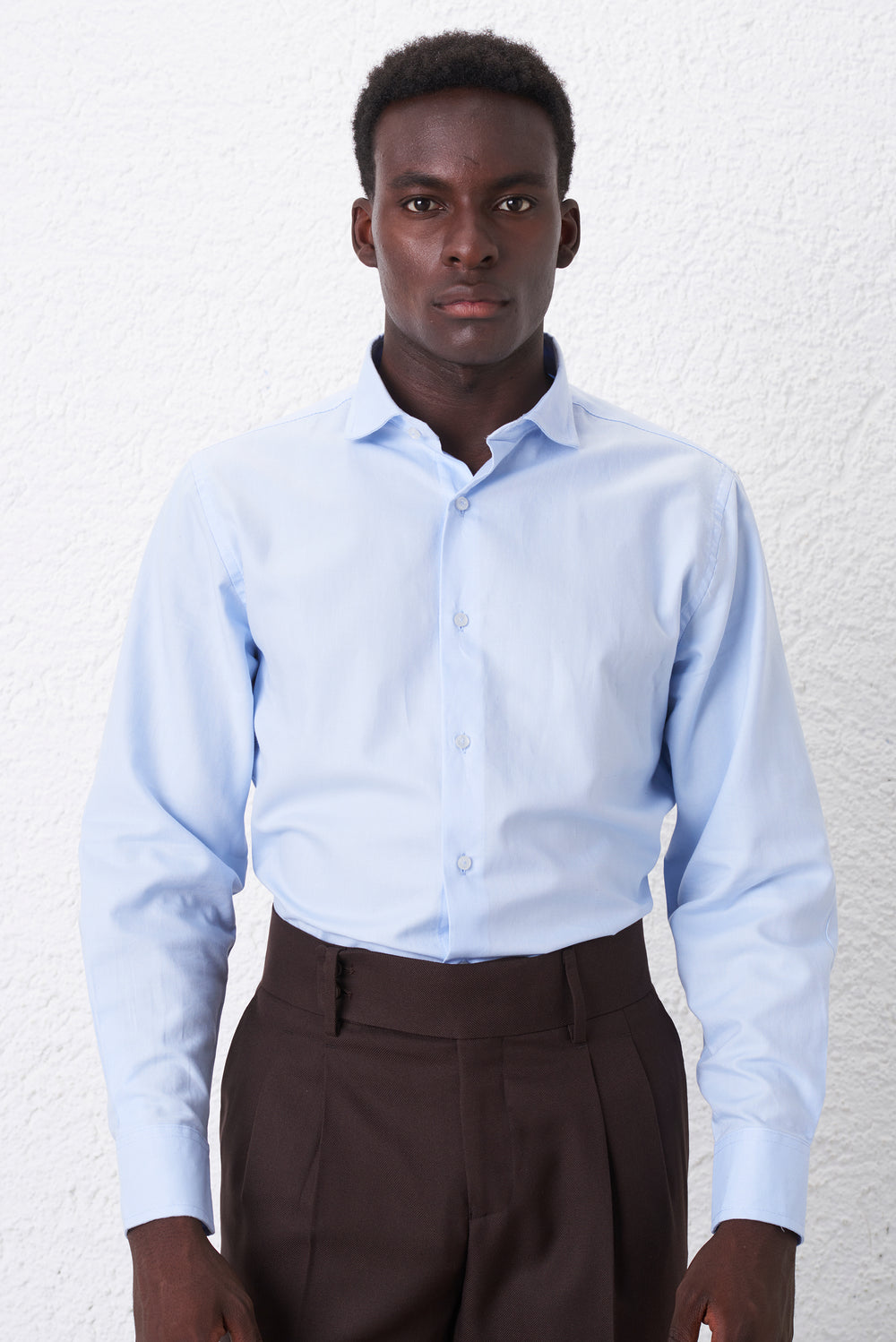 Camicia Oxford Regular Fit Azzurra