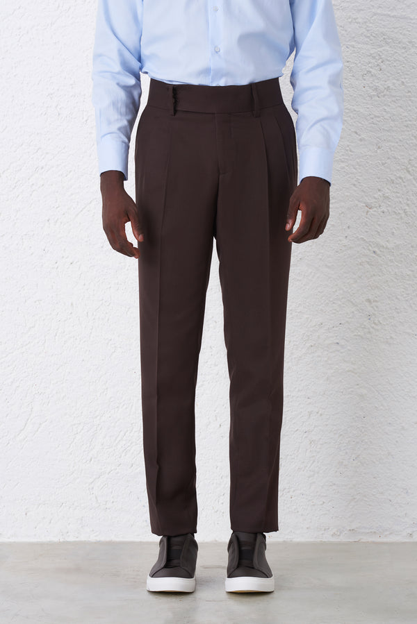 Pantalone High Twist Doppia Pince