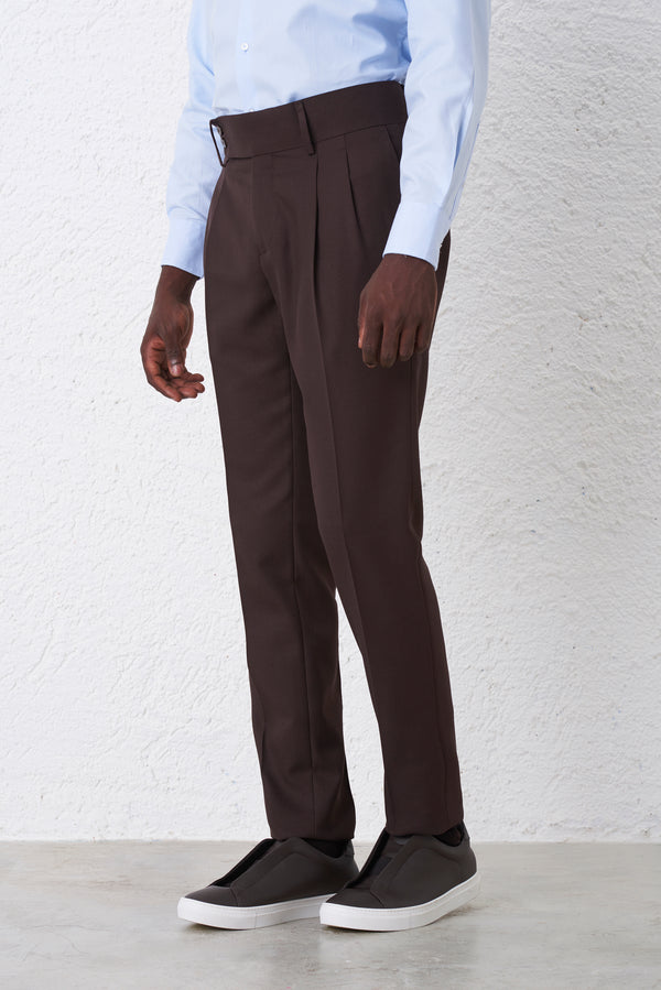 Pantalone High Twist Doppia Pince