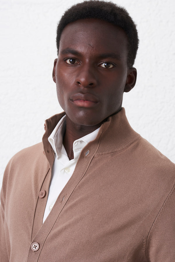 Herringbone pattern crewneck