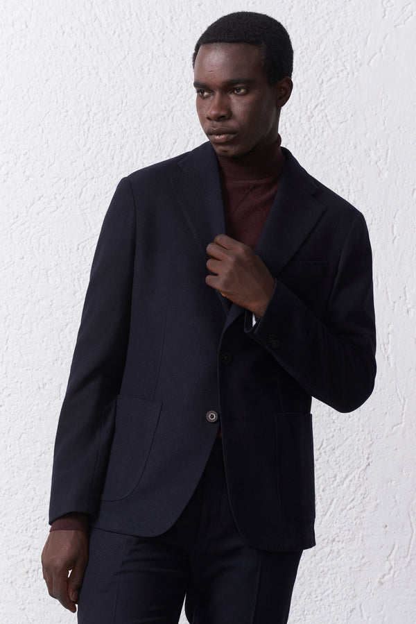 Giacca Monopetto in misto Lana