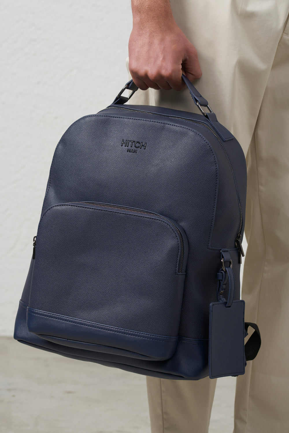 Zaino Discovery Blu in Eco Pelle
