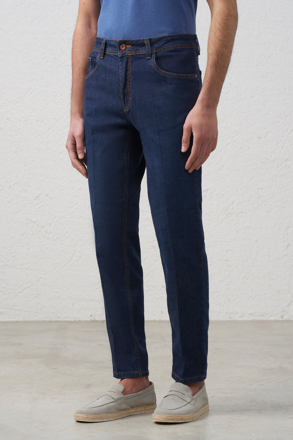 Jeans 5 Tasche in Denim Dark Wash– Slim Fit