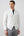 Cardigan Bianco in Cotone con Zip Doppio Cursore