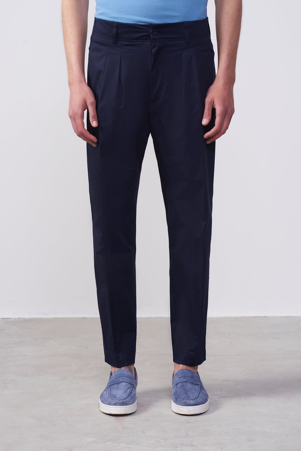 Pantalone  Doppia Pince Fit Carrot