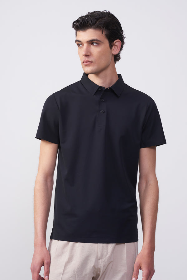 Polo  in Tessuto Tecnico Stretch
