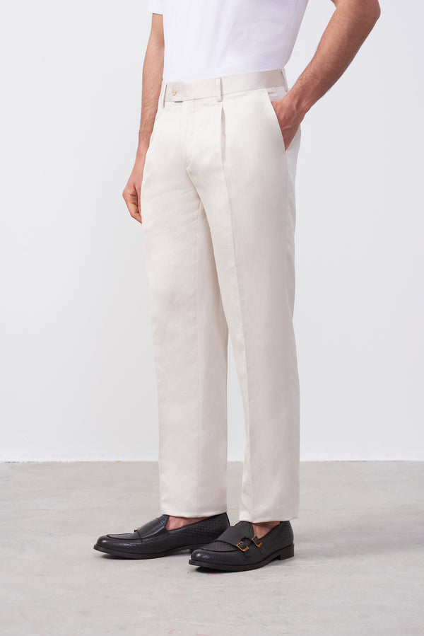 Pantalone Operato in Micro Texture