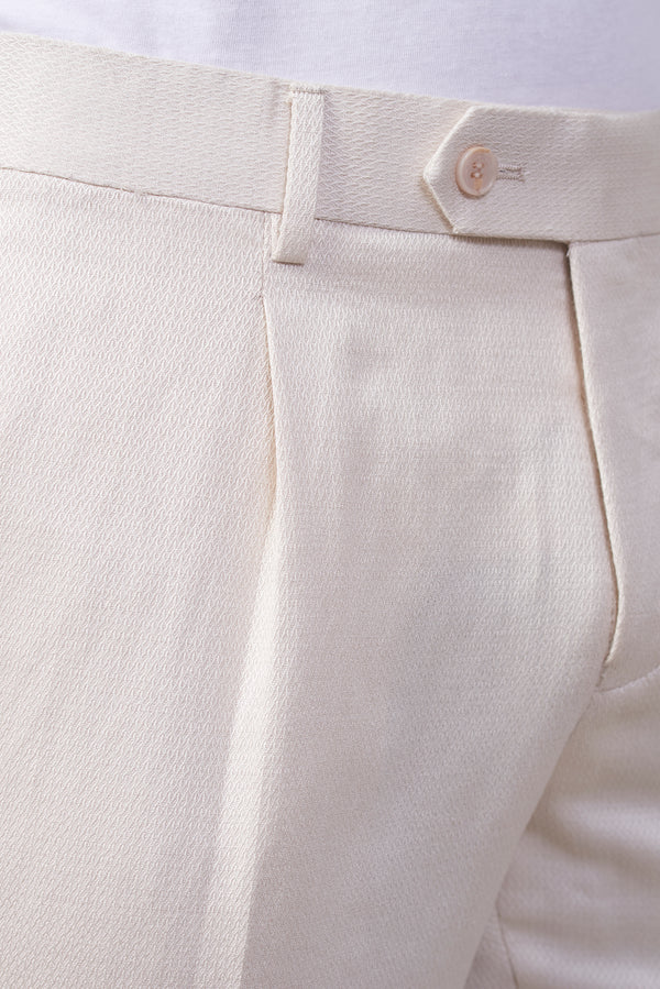 Pantalone Operato in Micro Texture