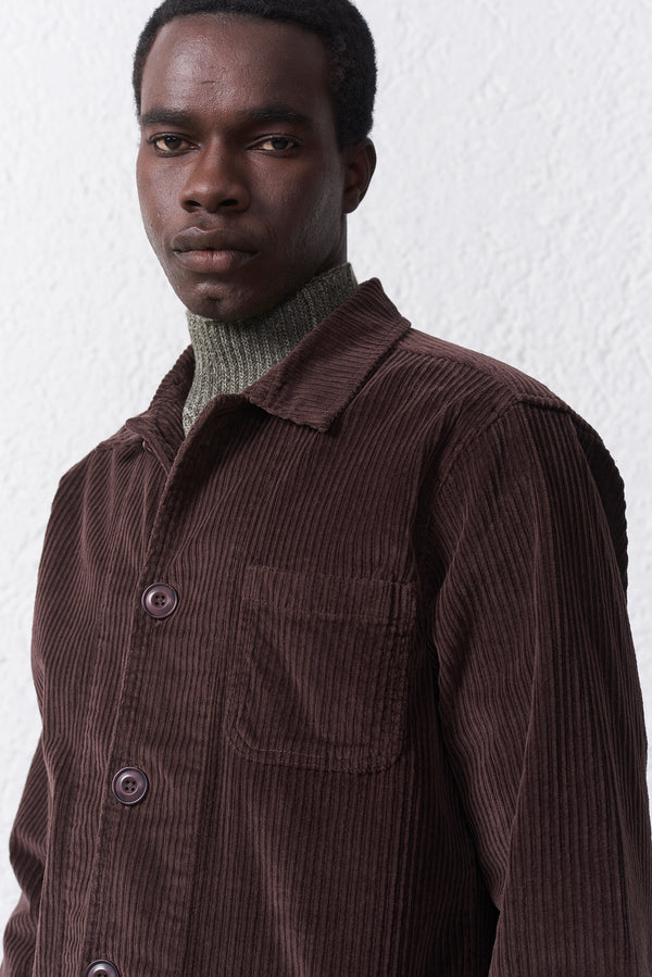 Overshirt in Velluto Rocciatore