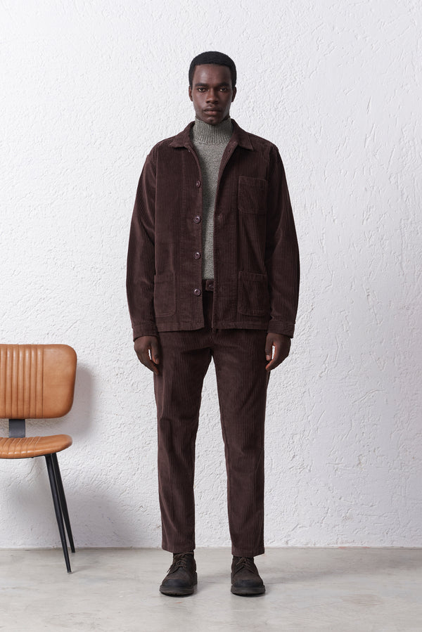 Overshirt in Velluto Rocciatore