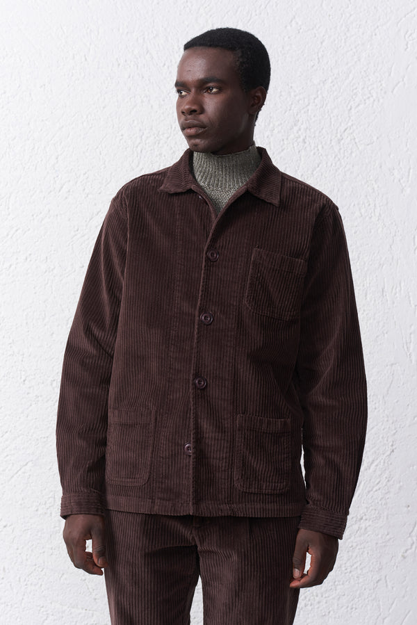 Overshirt in Velluto Rocciatore