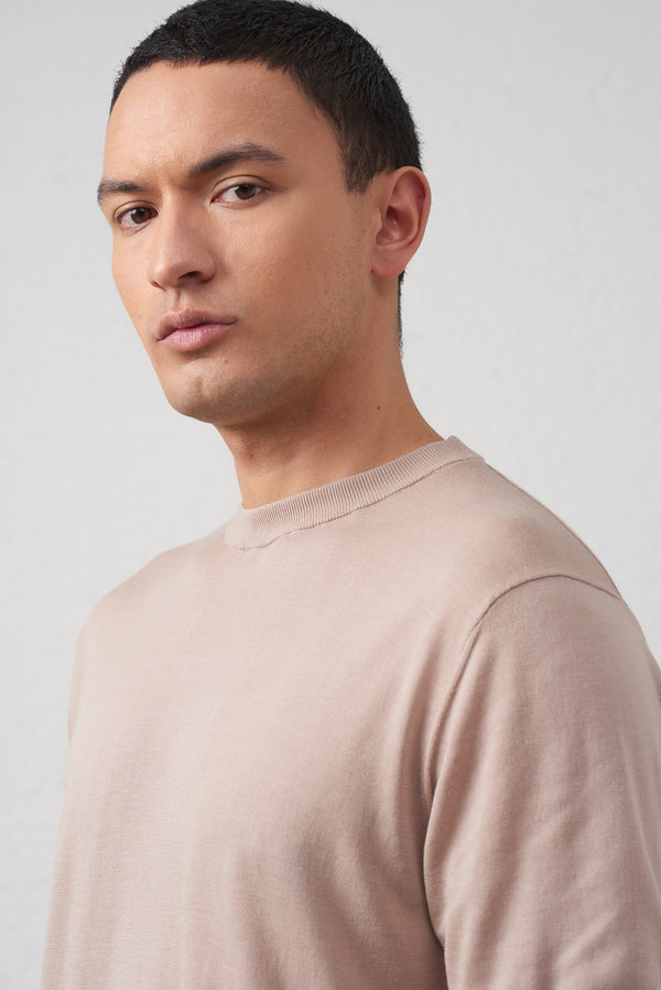 Maglia Sabbia  in Filo con Seta