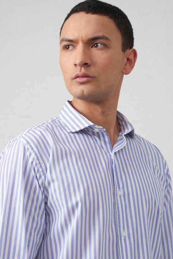 Camicia Slim Fit a Righe