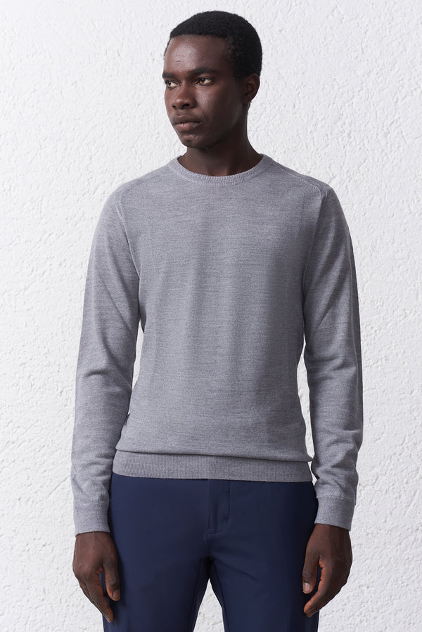 Maglia Girocollo Misto Lana Merinos