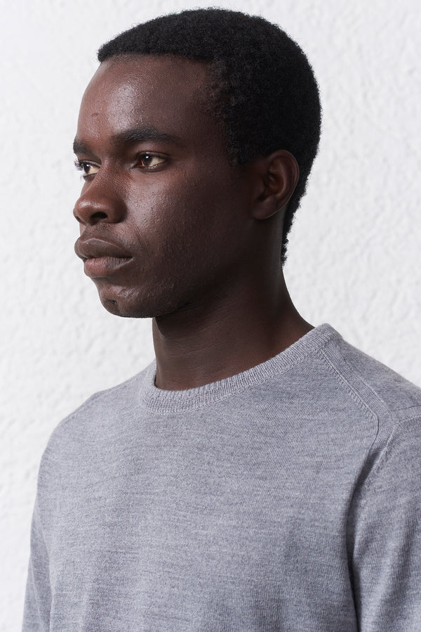 Maglia Girocollo Misto Lana Merinos