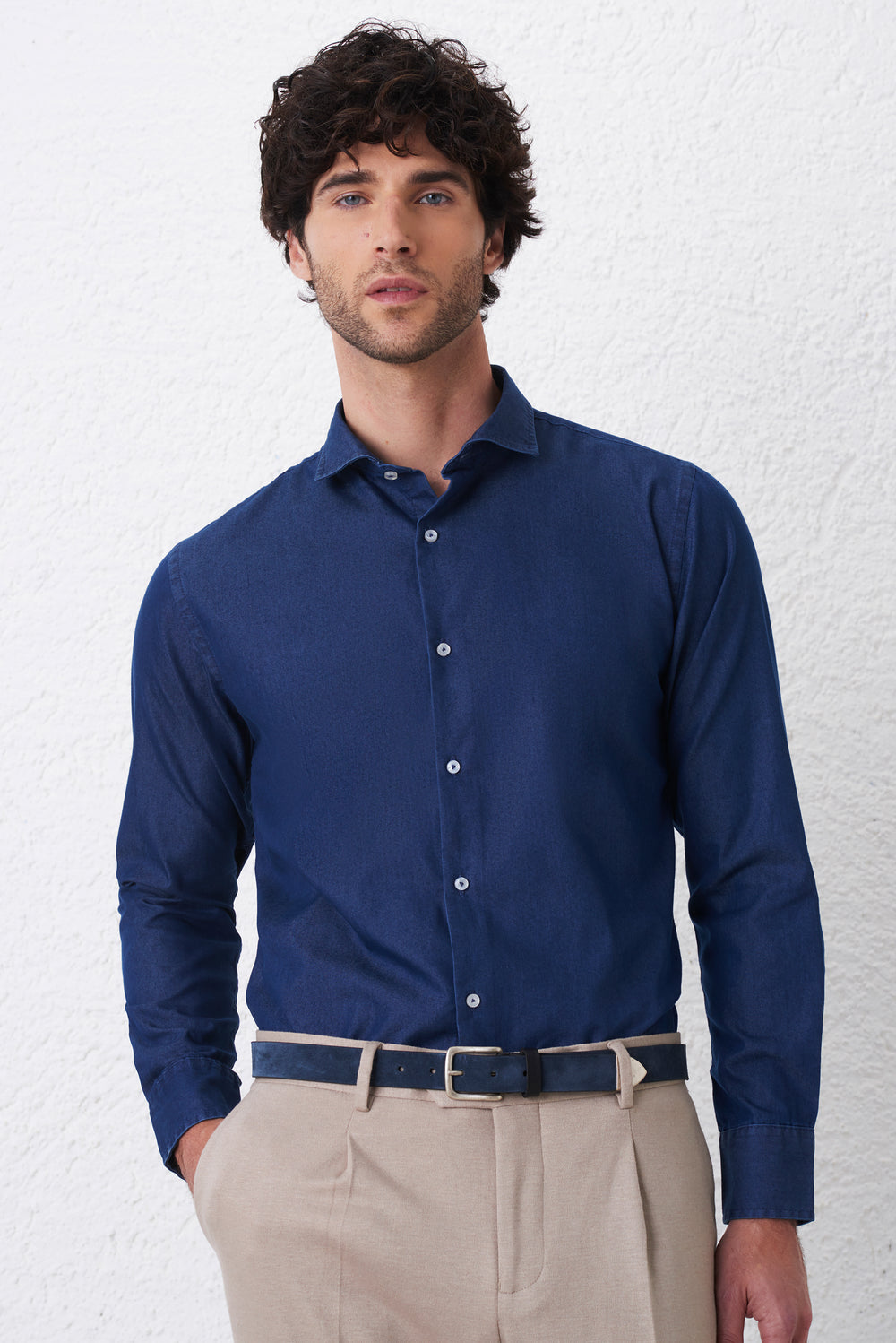 Camicia Denim Slim Fit