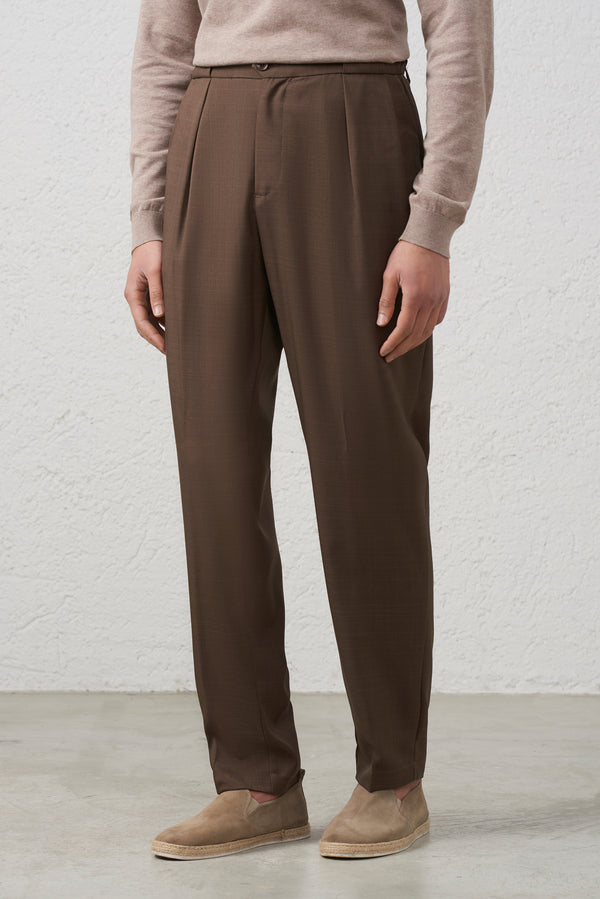 Pantalone  Moro Baggy Fit con Pinces