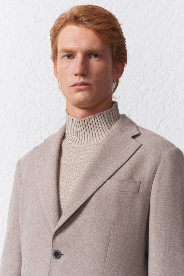 Giacca Monopetto in misto Lana