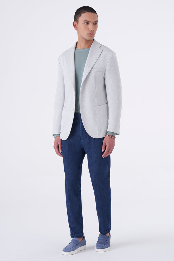 Single Breasted Knit Jacket