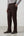 Pantalone con Pinces e Taschino Moro Misto Lino