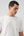 T-Shirt in Maglia Bianca con Taschino