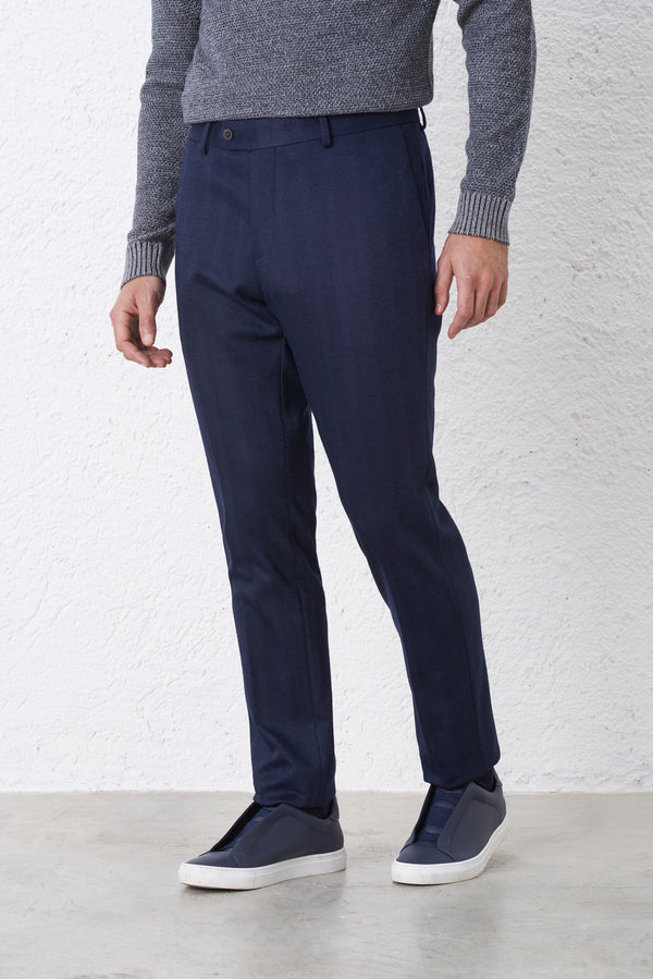 Pantalone Trama Spigata Tasca America