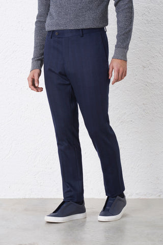 Pantalone Trama Spigata Tasca America