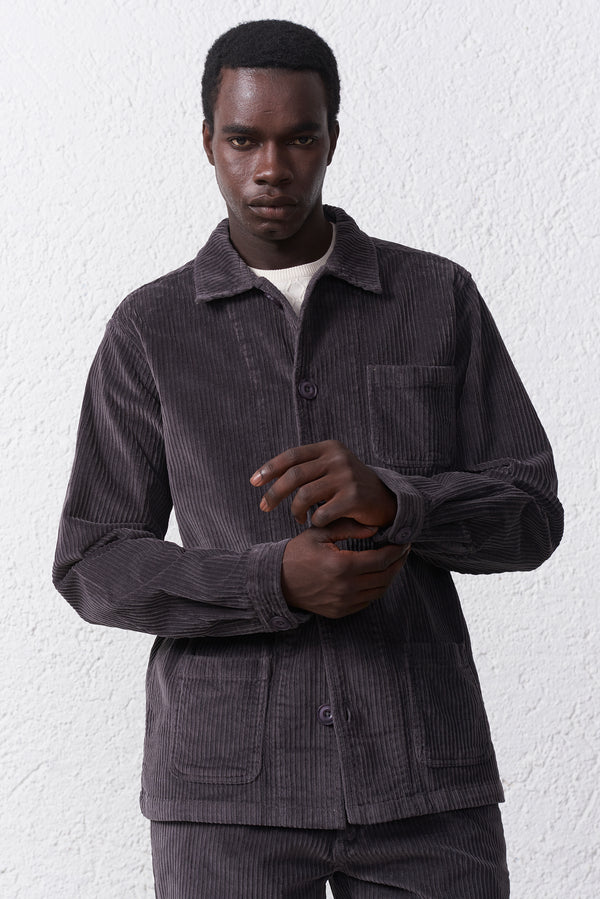 Overshirt in Velluto Rocciatore