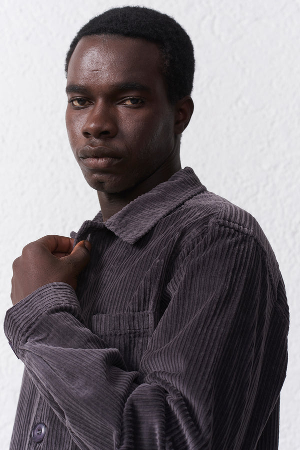 Overshirt in Velluto Rocciatore