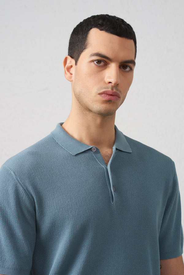 Polo  Cotone 2/60 Ottanio