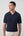 Polo  Blu Tessuto Operato  Collo Bowling