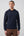 Maglia Blu con Cappuccio in Cotone 100% Filato 2/60