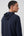 Maglia Blu con Cappuccio in Cotone 100% Filato 2/60