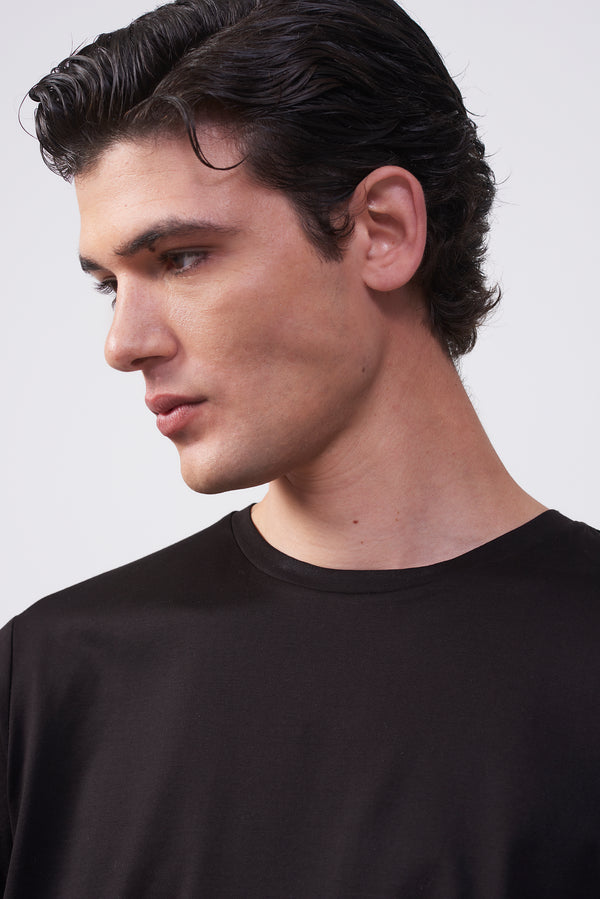 T-Shirt in Filo di Scozia