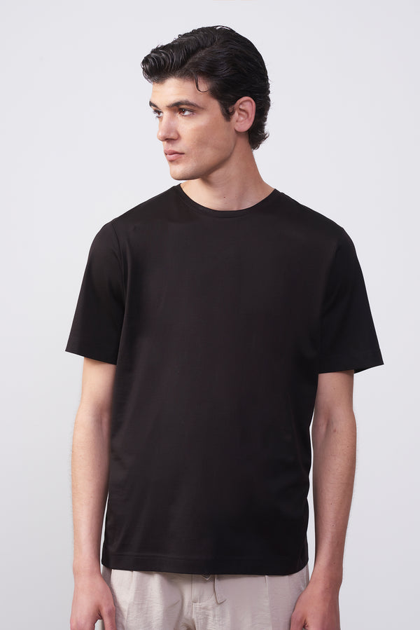 T-Shirt in Filo di Scozia