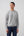 Maglia Girocollo Grigio Melange in Cotone Filato 2/40