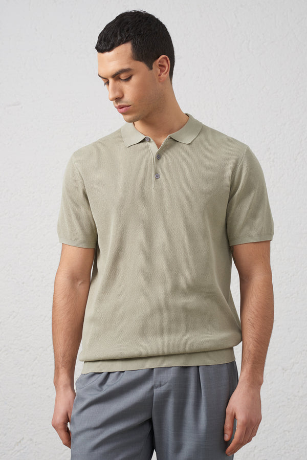 Polo  Cotone 2/60 Verde