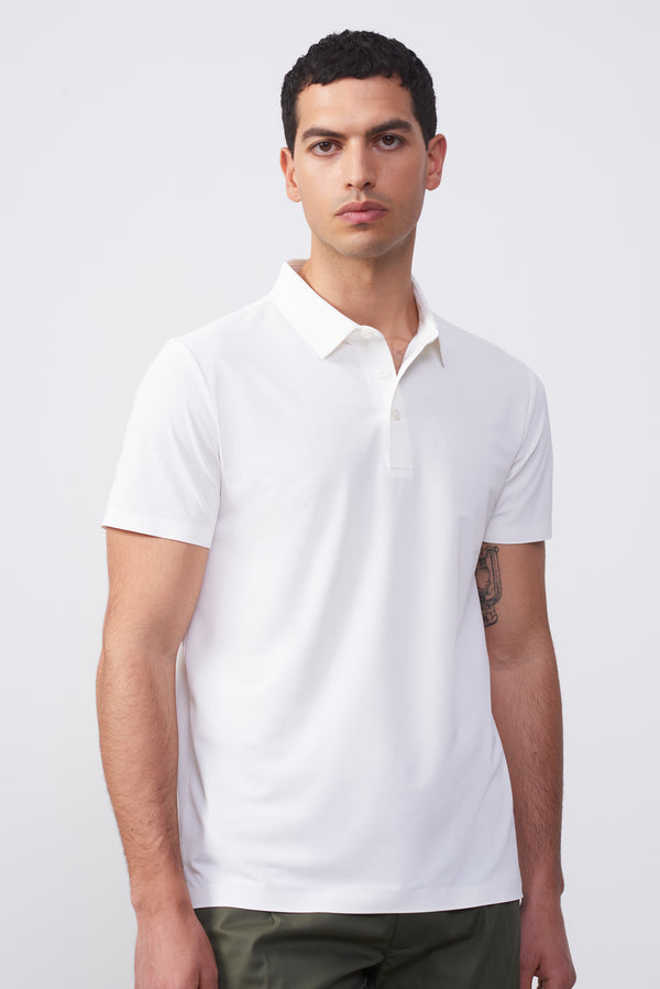Polo  in Tessuto Tecnico Stretch