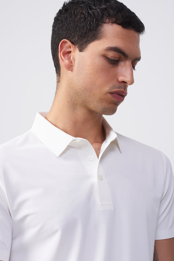Polo  in Tessuto Tecnico Stretch