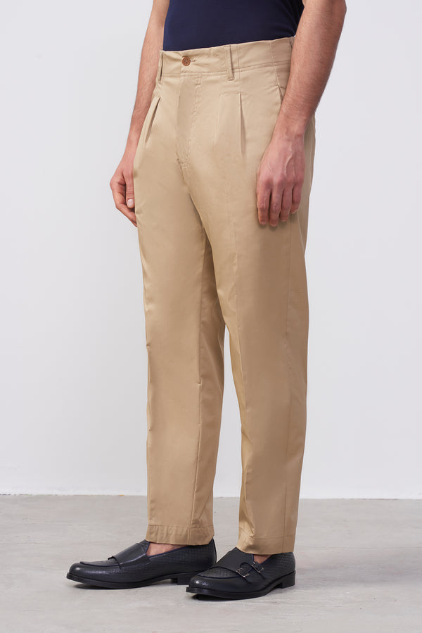 Pantalone  Doppia Pince Fit Carrot