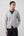 Cardigan Basic Grigio Melange in Cotone 100%