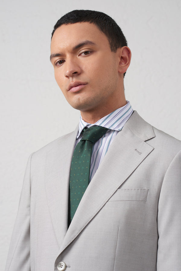 Abito Elegante in Tessuto Stretch Poly Viscosa