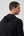 Felpa Nera con Cappuccio in Cotone 100% Filato 2/60
