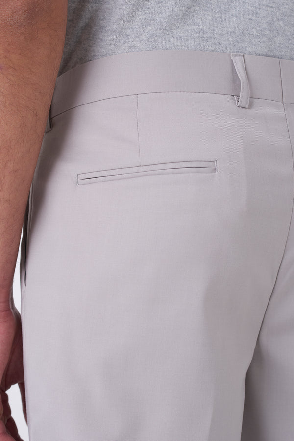 Double-breasted suit with wide lapels