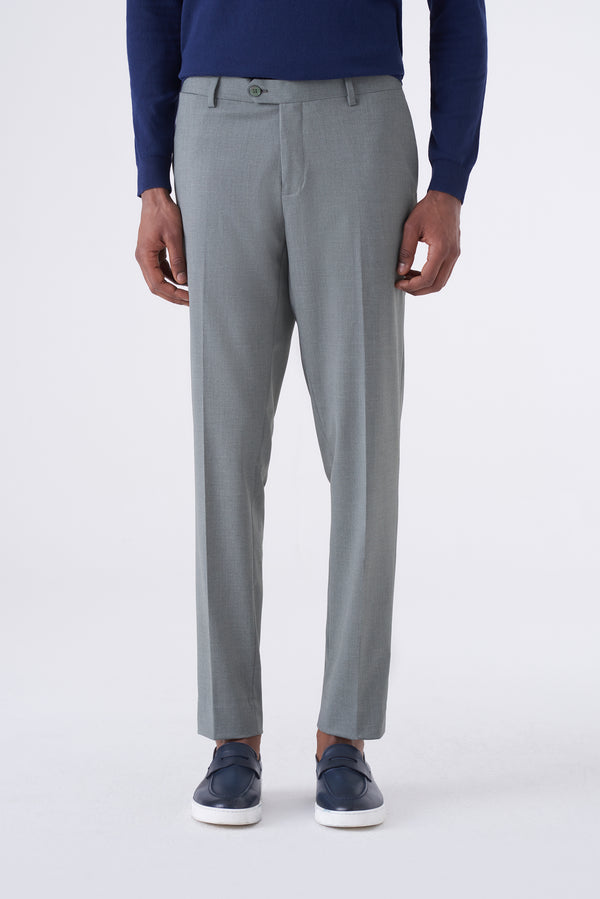 Classic solid color trousers