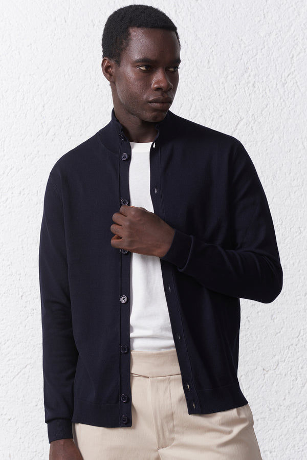 Herringbone pattern crewneck