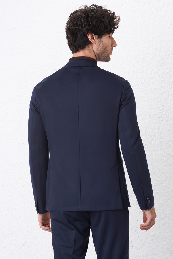 Giacca Monopetto Regular Fit Bavero 10 cm