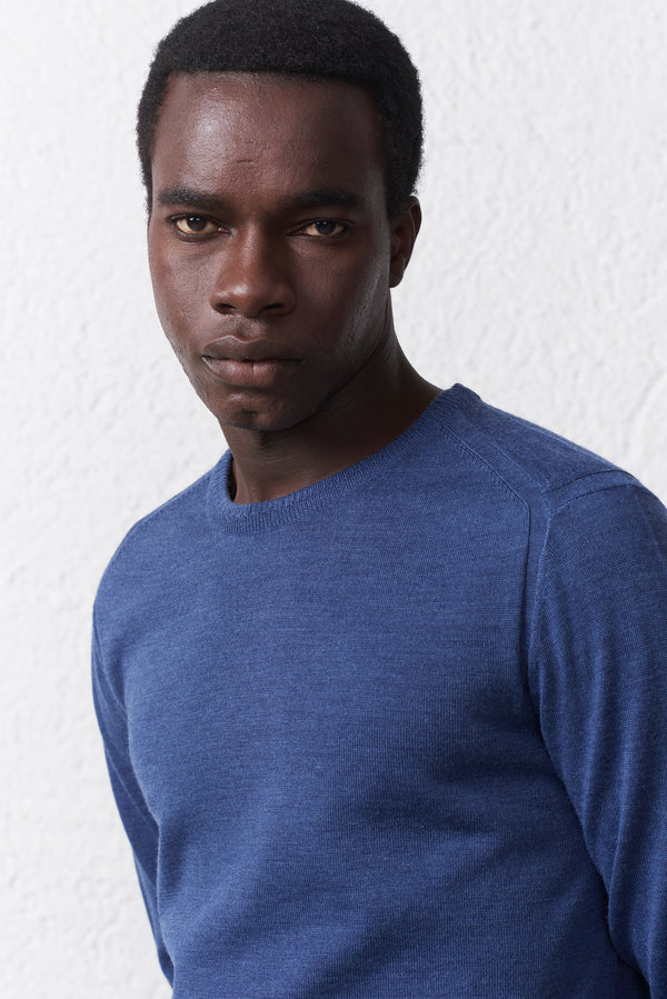 Maglia Girocollo Misto Lana Merinos