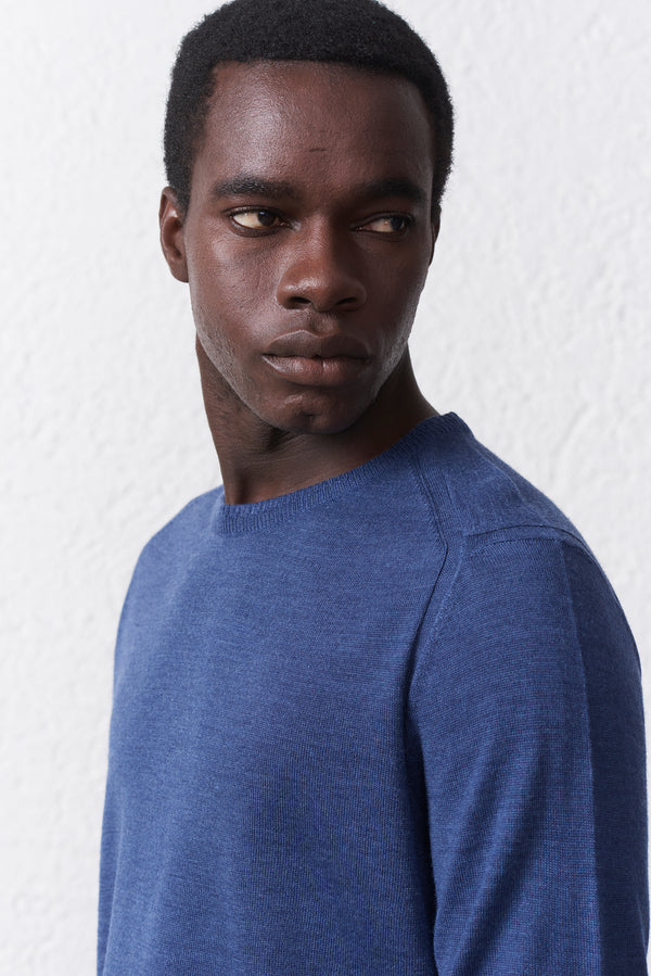 Maglia Girocollo Misto Lana Merinos